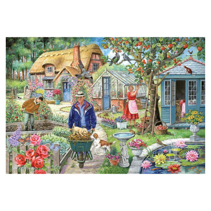 House of Puzzles - No.1 - In The Garden - 1000 Piece Jigsaw Puzzle