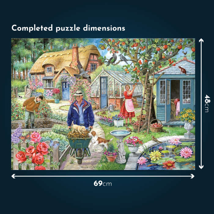 House of Puzzles - No.1 - In The Garden - 1000 Piece Jigsaw Puzzle