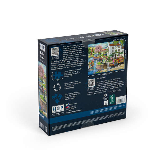 House of Puzzles - No.6 - By The Canal - 1000 Piece Jigsaw Puzzle