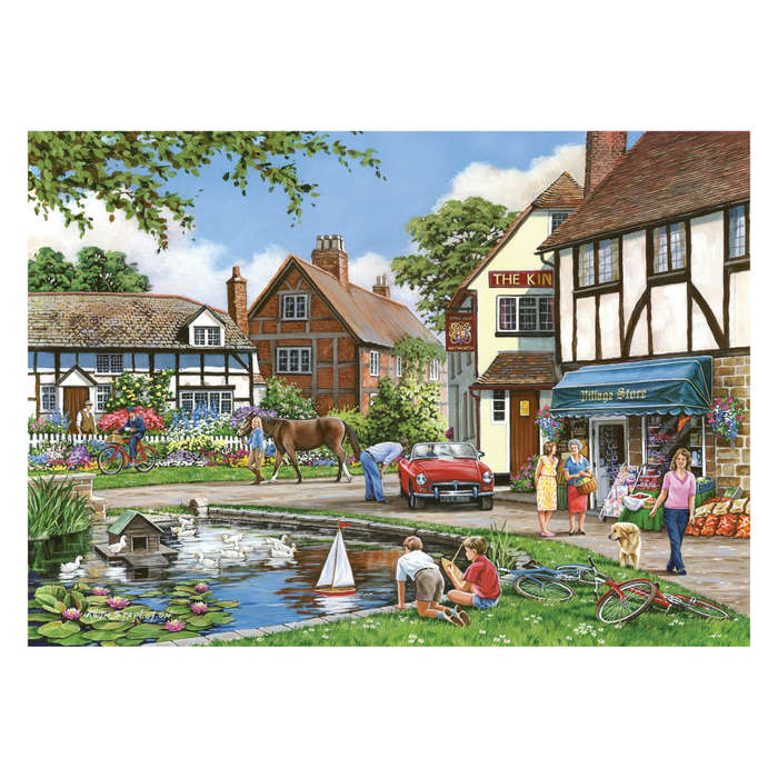 House of Puzzles - A Busy Day - 1000 Piece Jigsaw Puzzle