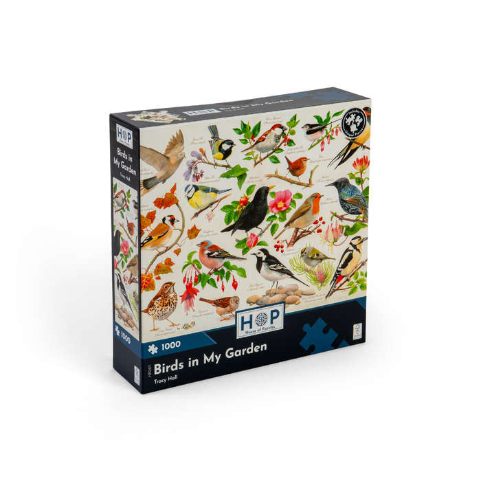 House of Puzzles - Birds In My Garden - 1000 Piece Jigsaw Puzzle