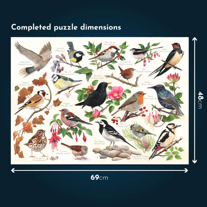 House of Puzzles - Birds In My Garden - 1000 Piece Jigsaw Puzzle