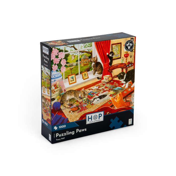 House of Puzzles - Puzzling Paws - 1000 Piece Jigsaw Puzzle