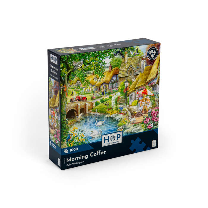 House of Puzzles - Morning Coffee - 1000 Piece Jigsaw Puzzle