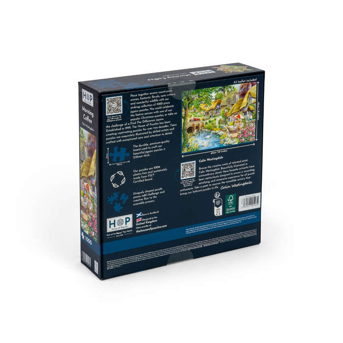 House of Puzzles - Morning Coffee - 1000 Piece Jigsaw Puzzle