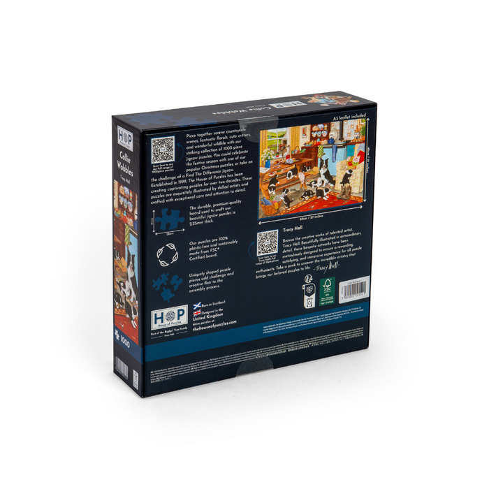 House of Puzzles - Collie Wobbles - 1000 Piece Jigsaw Puzzle