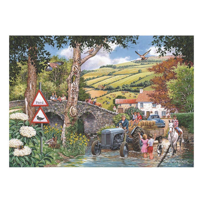 House of Puzzles - Fergie At The Ford - 1000 Piece Jigsaw Puzzle