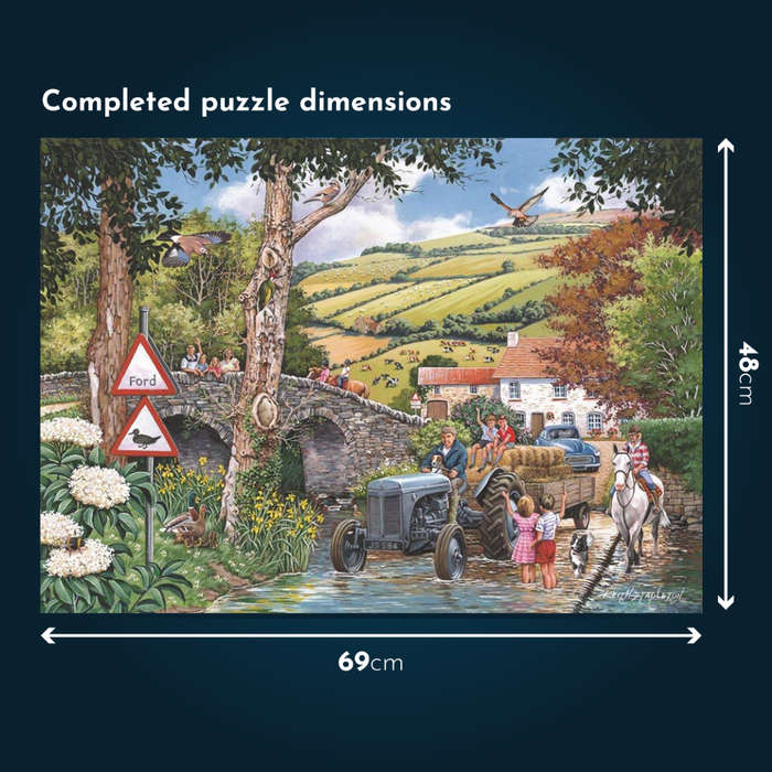 House of Puzzles - Fergie At The Ford - 1000 Piece Jigsaw Puzzle