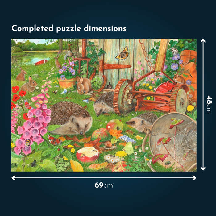 House of Puzzles - Bottom Of The Garden - 1000 Piece Jigsaw Puzzle