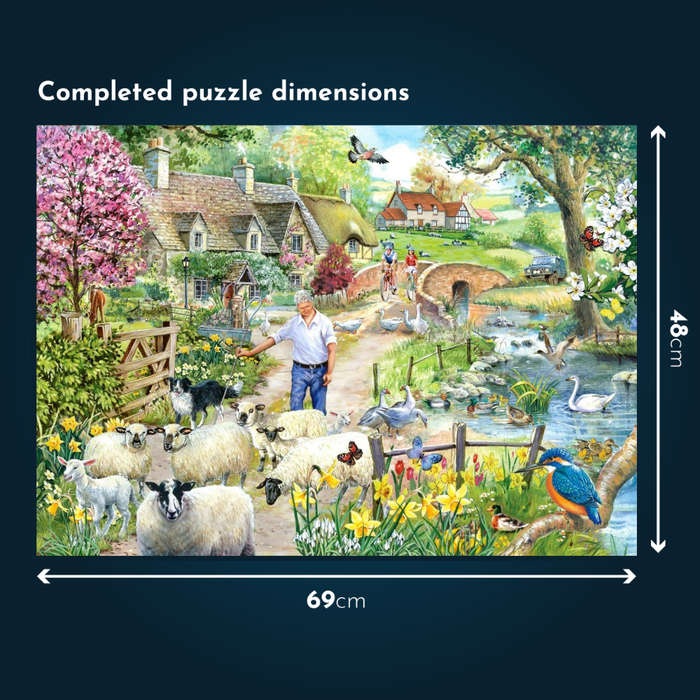 House of Puzzles - Shepherd's Lane - 1000 Piece Jigsaw Puzzle