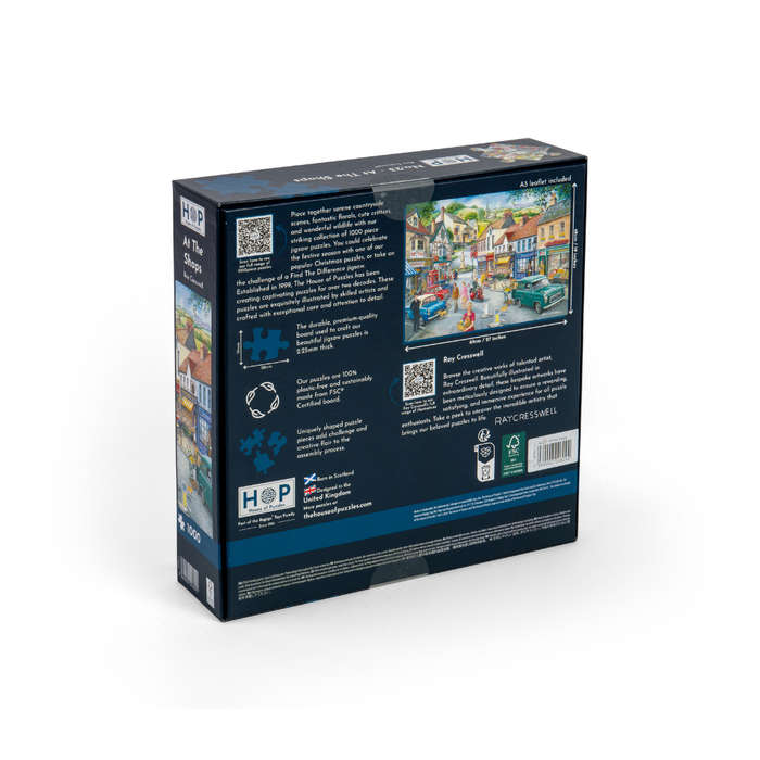 House of Puzzles - No.23 - At The Shops - 1000 Piece Jigsaw Puzzle