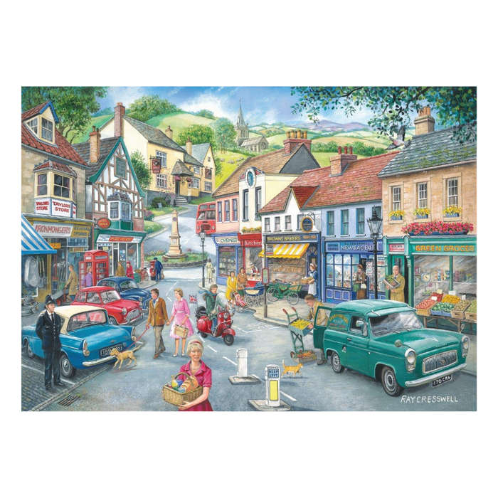 House of Puzzles - No.23 - At The Shops - 1000 Piece Jigsaw Puzzle