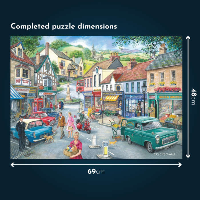 House of Puzzles - No.23 - At The Shops - 1000 Piece Jigsaw Puzzle
