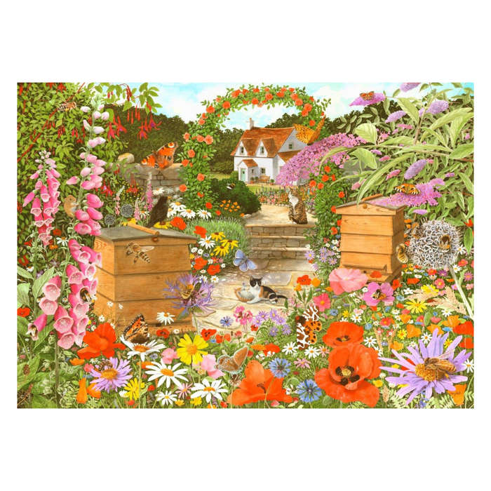 House of Puzzles - Bee Happy - 1000 Piece Jigsaw Puzzle