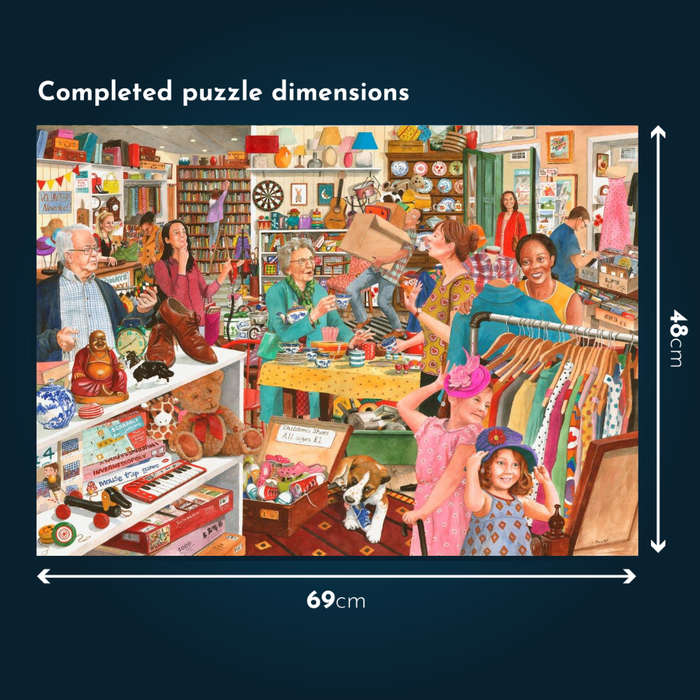 House of Puzzles - Charity Bargains - 1000 Piece Jigsaw Puzzle