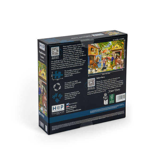 House of Puzzles - Appletree Lane - 1000 Piece Jigsaw Puzzle