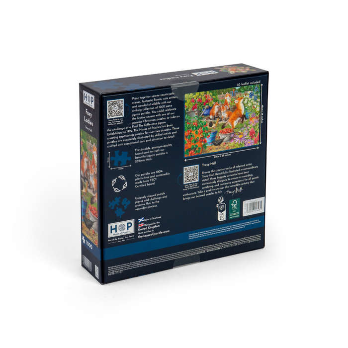 House of Puzzles - Foxy Ladies - 1000 Piece Jigsaw Puzzle
