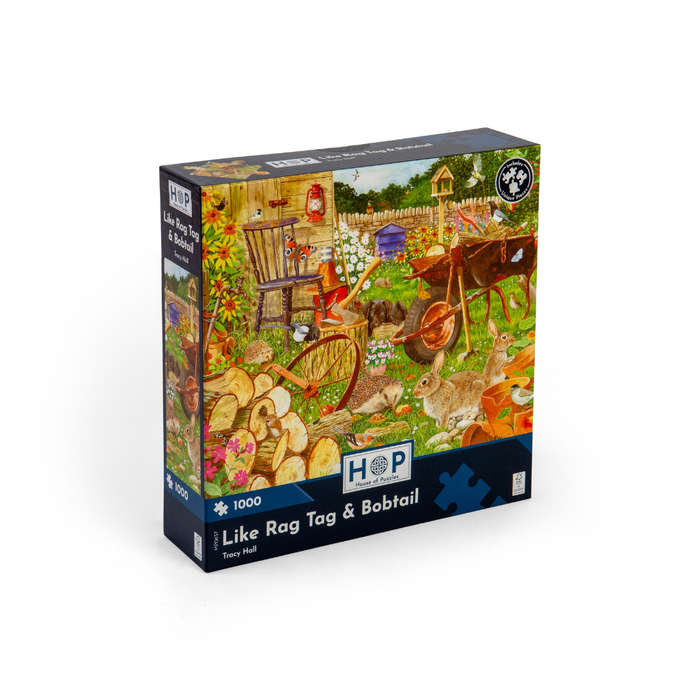 House of Puzzles - Like Rag Tag and Bobtail - 1000 Piece Jigsaw Puzzle