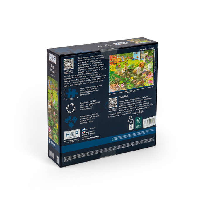 House of Puzzles - Lily Pond - 1000 Piece Jigsaw Puzzle