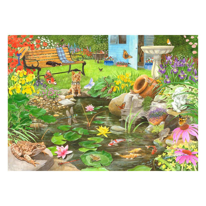 House of Puzzles - Lily Pond - 1000 Piece Jigsaw Puzzle