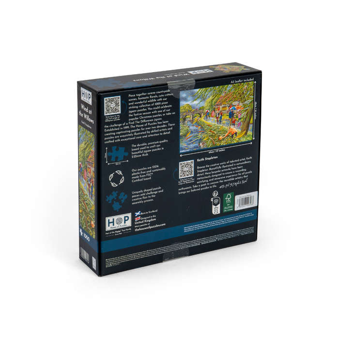 House of Puzzles - Wind at the Willows - 1000 Piece Jigsaw Puzzle