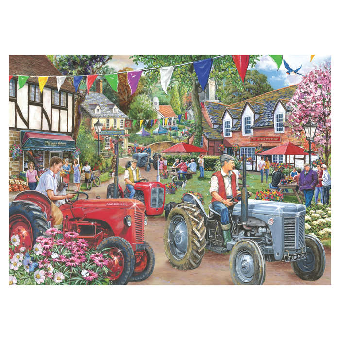 House of Puzzles - No.27 - Tractor Parade - 1000 Piece Jigsaw Puzzle