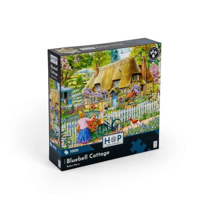 House of Puzzles - Bluebell Cottage - 1000 Piece Jigsaw Puzzle