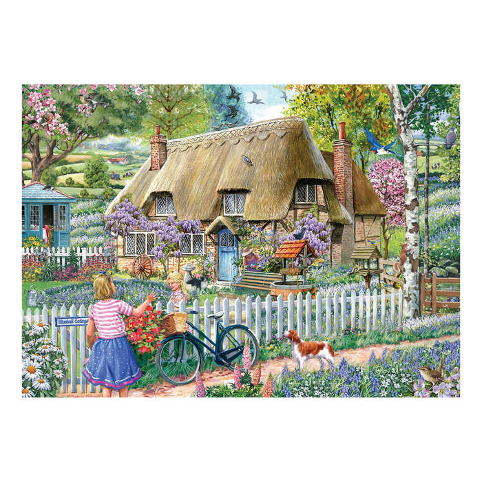 House of Puzzles - Bluebell Cottage - 1000 Piece Jigsaw Puzzle