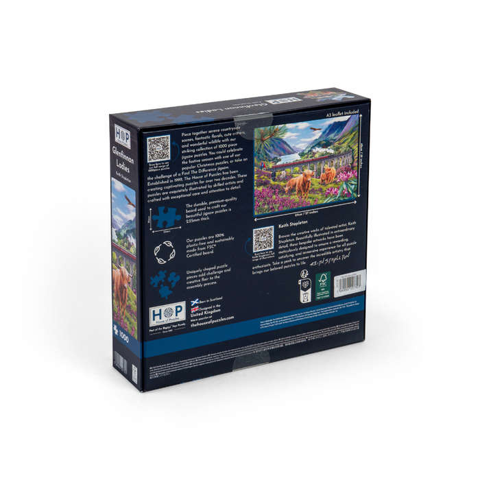 House of Puzzles - Glenfinnan Ladies - 1000 Piece Jigsaw Puzzle