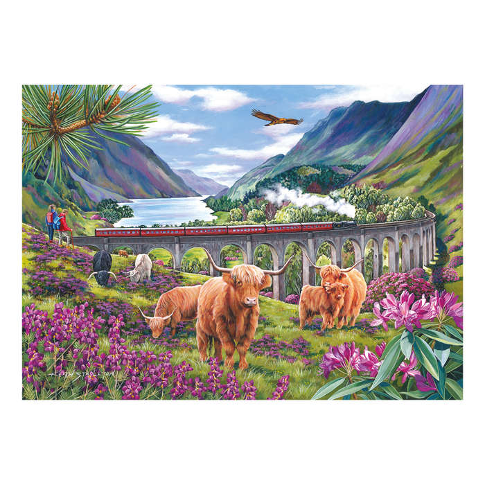 House of Puzzles - Glenfinnan Ladies - 1000 Piece Jigsaw Puzzle