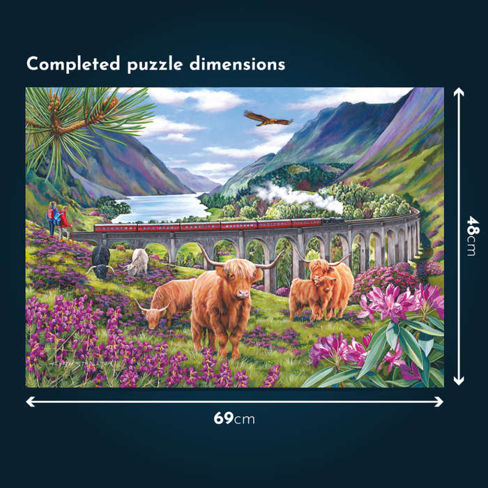 House of Puzzles - Glenfinnan Ladies - 1000 Piece Jigsaw Puzzle