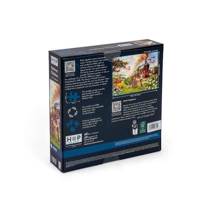 House of Puzzles - Railway Children - 1000 Piece Jigsaw Puzzle