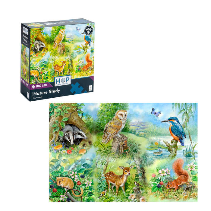 House of Puzzles - Nature Study - XL Pieces - 250 Piece Jigsaw Puzzle