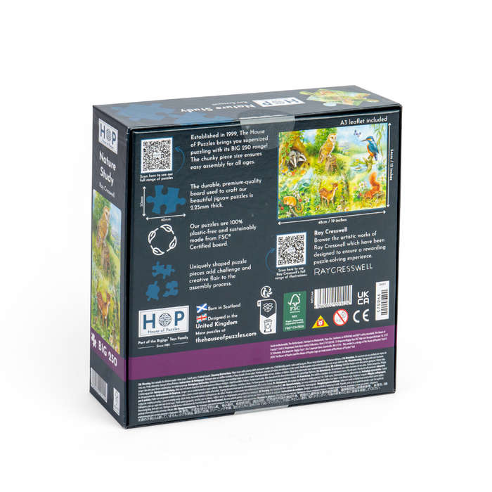House of Puzzles - Nature Study - XL Pieces - 250 Piece Jigsaw Puzzle