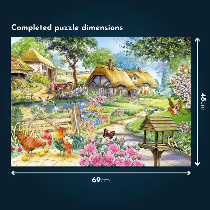 House of Puzzles - Country Living - XL Pieces - 500 Piece Jigsaw Puzzle