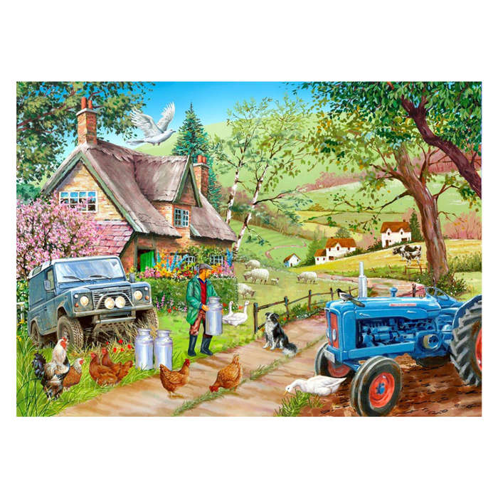 House of Puzzles - Farm Fresh - 500 Piece Jigsaw Puzzle