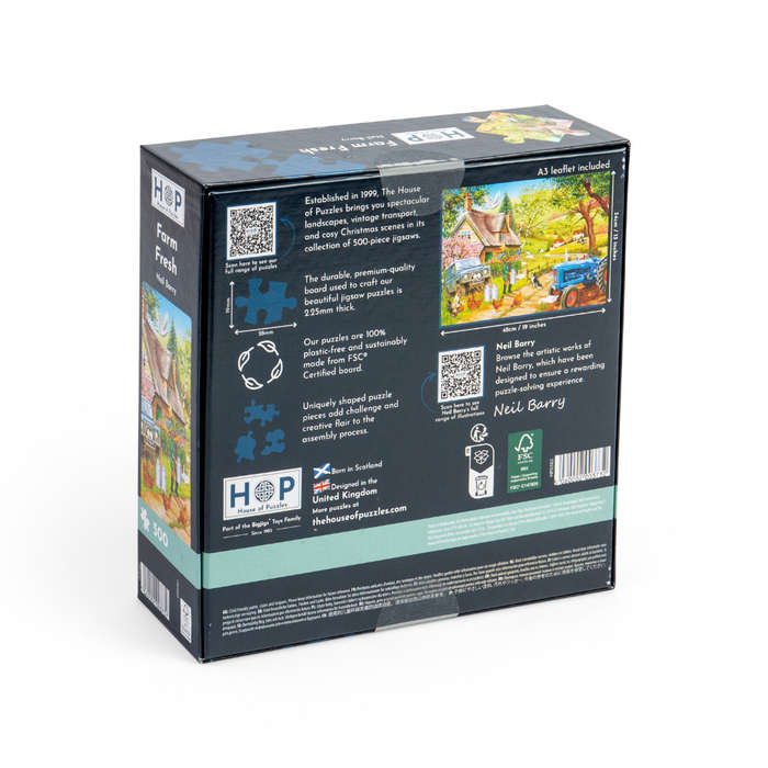 House of Puzzles - Farm Fresh - 500 Piece Jigsaw Puzzle