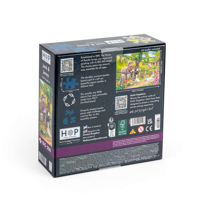 House of Puzzles - Jack & Jenny - XL Pieces - 250 Piece Jigsaw Puzzle