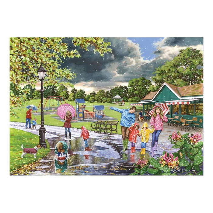 House of Puzzles - Puddles - 500 Piece Jigsaw Puzzle