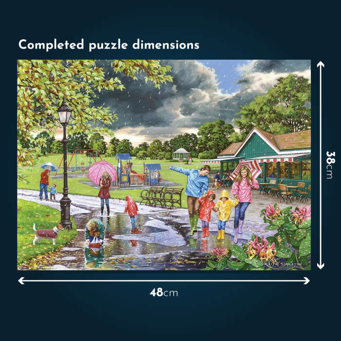 House of Puzzles - Puddles - 500 Piece Jigsaw Puzzle