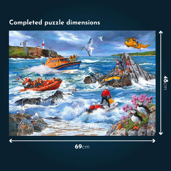 House of Puzzles - Against The Tide - 1000 Piece Jigsaw Puzzle