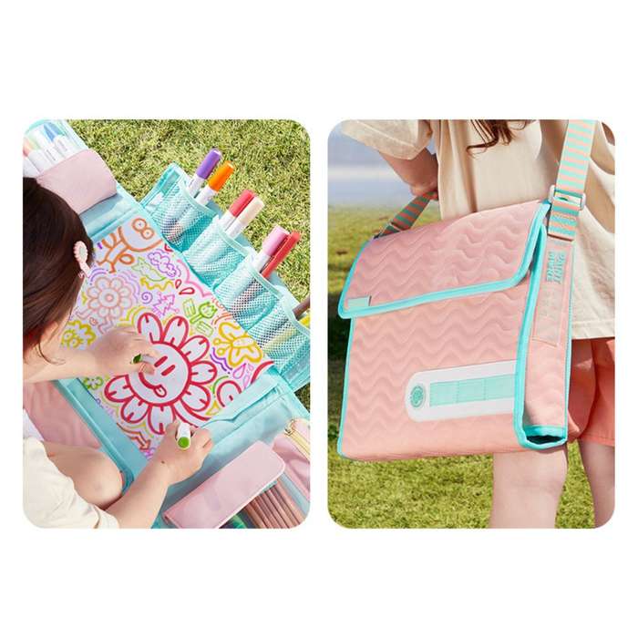 Mideer - Kids Drawing Art Set with Carry-on Bag - Blue - 75pcs