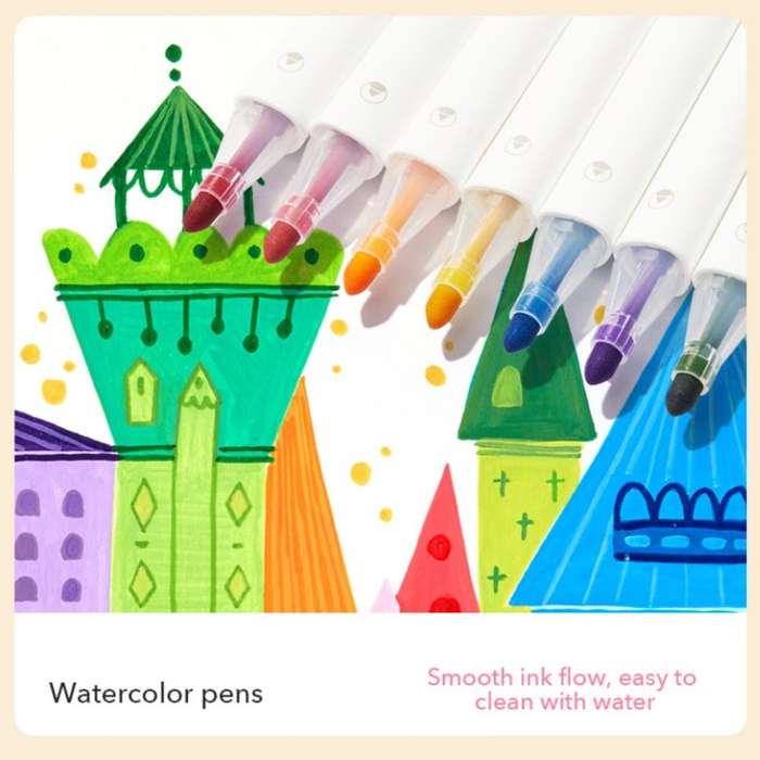 Mideer - Kids Drawing Art Set with Carry-on Bag - Blue - 75pcs