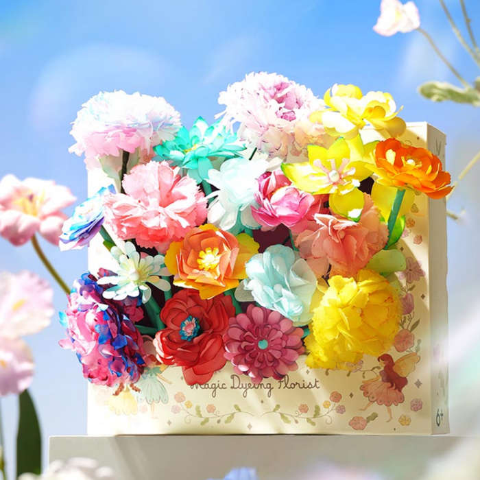 Mideer - Paper Flower Craft Kit - Creative Arts & Crafts Set