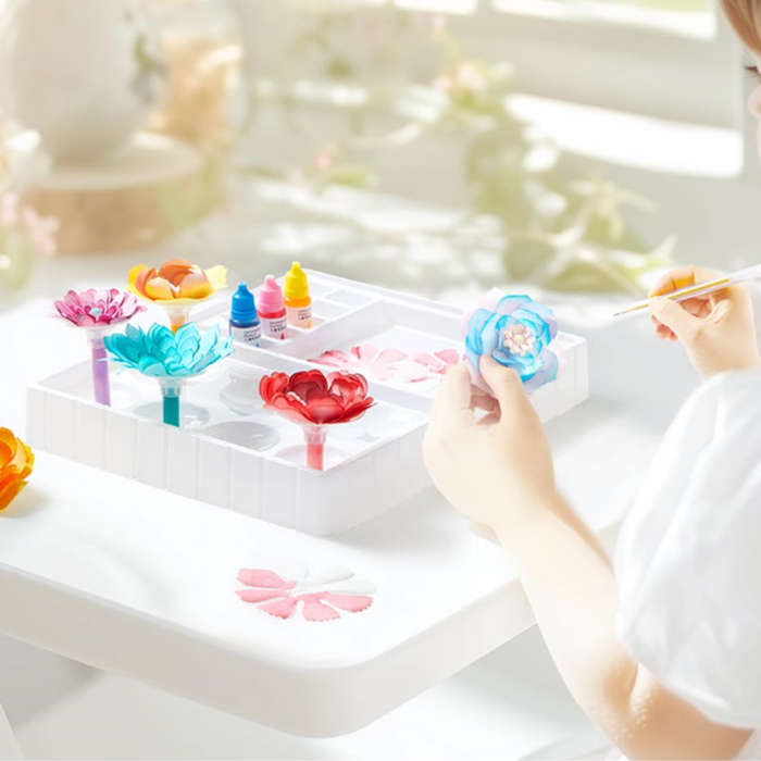 Mideer - Paper Flower Craft Kit - Creative Arts & Crafts Set