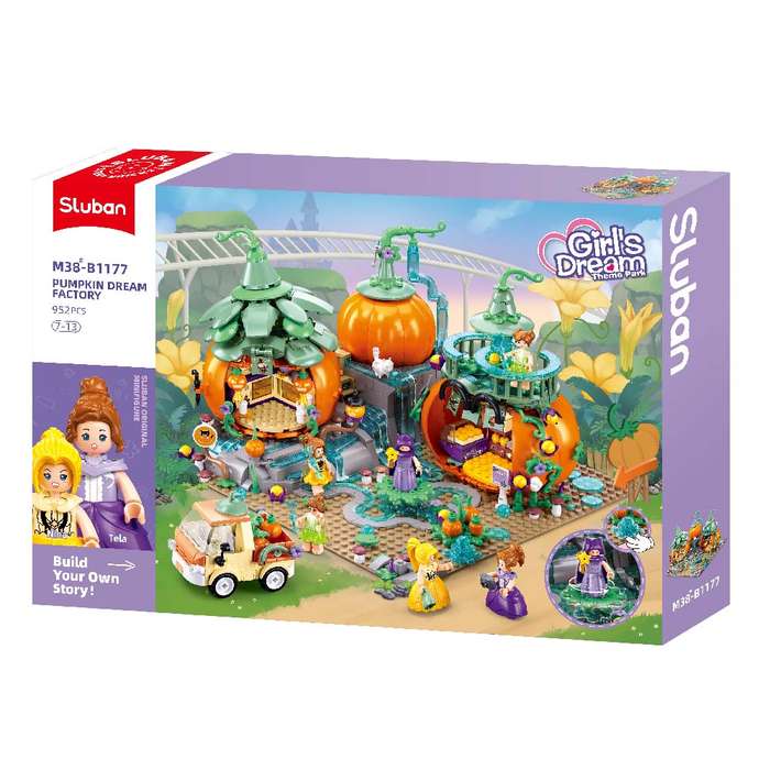 Sluban Building Set: Girls Dream - Pumpkin Party - 952 Pieces