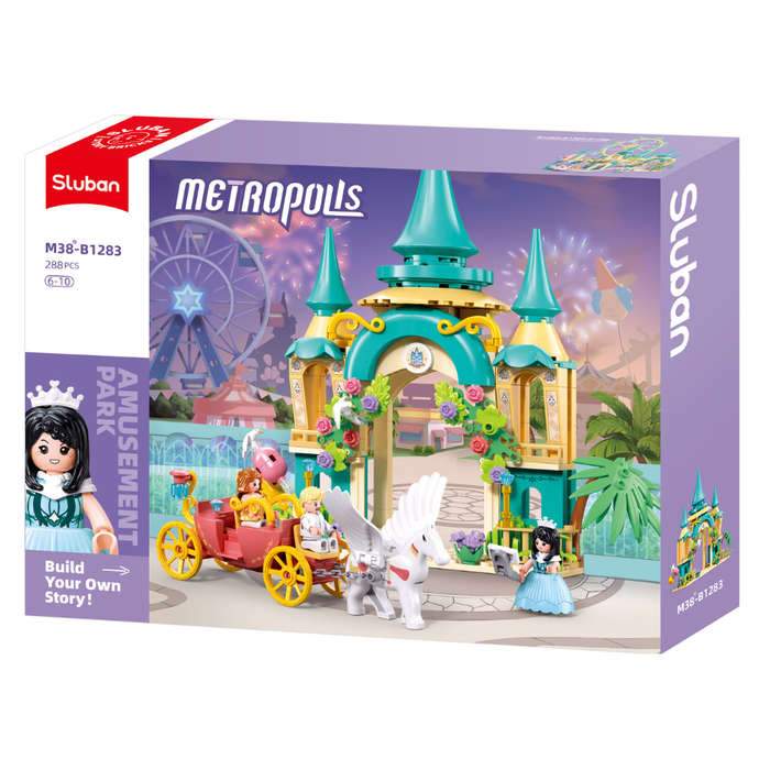 Sluban Building Set: Metropolis - Star Gate Arch - 288 Pieces
