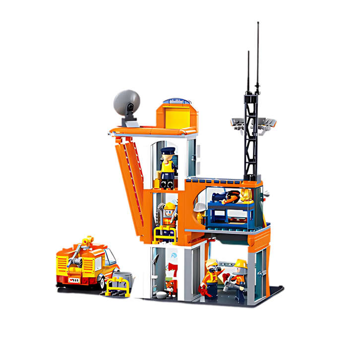 Sluban Building Set: Metropolis - Rescue Headquarters - 407 Pieces