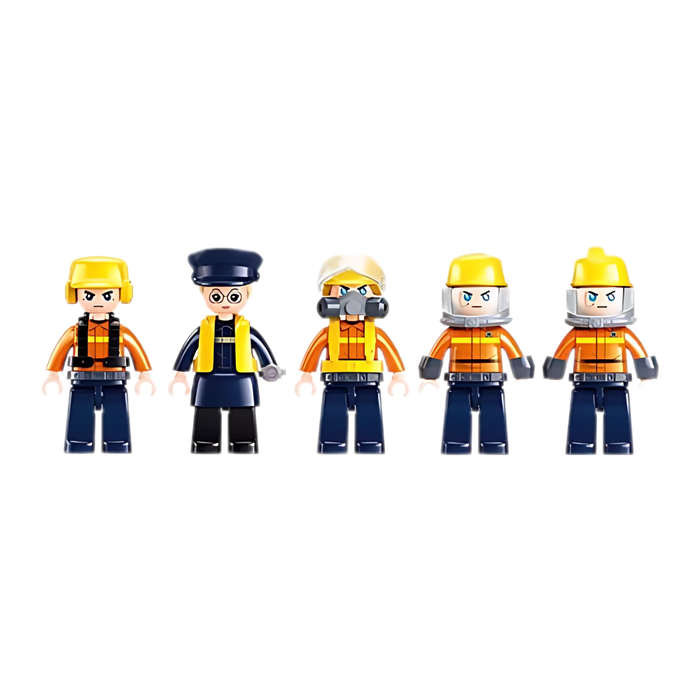 Sluban Building Set: Metropolis - Rescue Headquarters - 407 Pieces