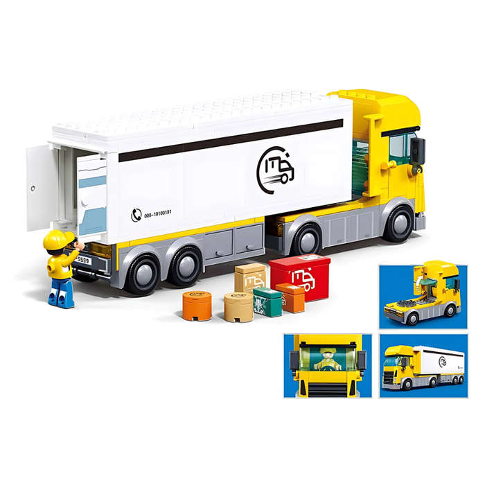 Sluban Building Set: Metropolis - Delivery Truck - 269 Pieces